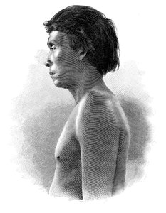 Guatsu Indian, Centralamerika, c1890