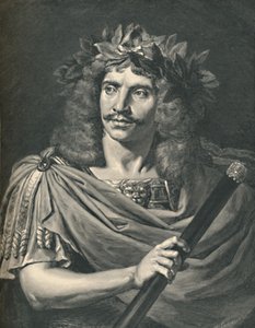 Molière som Julius Caesar i Pompejus tragedi, 1886 av Henri Thiriat