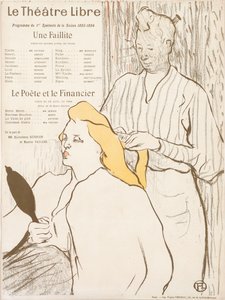 Frisören - Gratis teaterprogram, 1893.