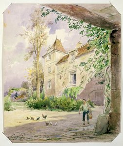 Huset Armande Bejart (1642-1700) i Meudon, ca 1906