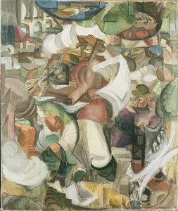 Jägaren av Henri Victor Gabriel Le Fauconnier