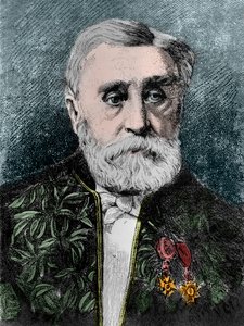 Porträtt av Adhemar Jean Claude Barre de Saint-Venant