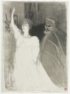 En furstlig idyl, Clara Ward av Henri de Toulouse-Lautrec