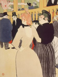 Vid Moulin Rouge av Henri de Toulouse Lautrec