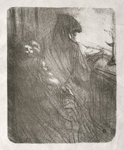 Vid foten av Sinai: De polska judarnas bön av Henri de Toulouse-Lautrec
