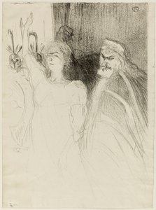 Bartet och Mounet-Sully, i Antigone