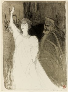 Bartet och Mounet-Sully, i Antigone