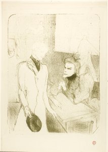 Brandès och le Bargy, i Les Cabotins av Henri de Toulouse-Lautrec