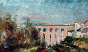 Castelviel viadukt i Albi av Henri de Toulouse Lautrec