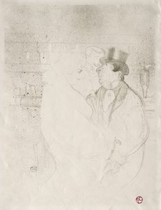 Ida Heath vid advokatstolen av Henri de Toulouse-Lautrec