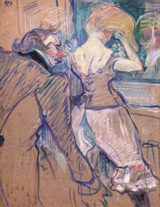 I Armenonville, på ett privat kontor av Henri de Toulouse-Lautrec