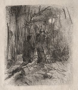 Busk kyrkogård av Henri de Toulouse-Lautrec