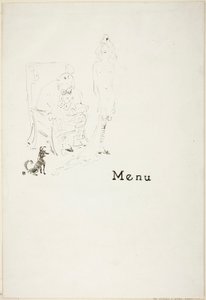 Den nakna lilla flickan: Meny av Henri de Toulouse-Lautrec