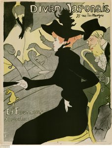 Den japanska divanen av Henri de Toulouse-Lautrec