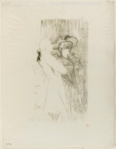 Lender och Auguez i La Chanson de Fortunio av Henri de Toulouse-Lautrec