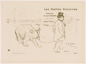 The Old Stories: Cover - Frontispice av Henri de Toulouse-Lautrec