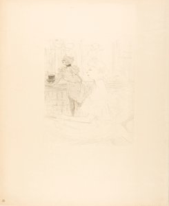 Fröken Leconte av Henri de Toulouse-Lautrec