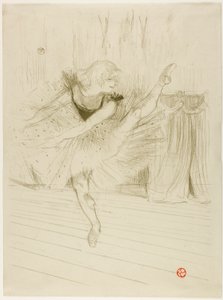 Miss Ida Heath, engelsk dansare av Henri de Toulouse-Lautrec