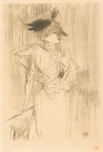 Fröken Marcelle Lender, stående