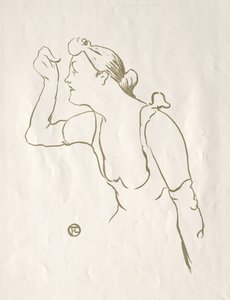 Paula Brebion av Henri de Toulouse-Lautrec