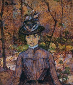 Porträtt av Suzanne Valadon (Madame Suzanne Valadon, konstnär) av Henri de Toulouse-Lautrec