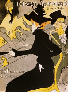 Affisch för japansk divan, av Henri de Toulouse-Lautrec (1864-1901) av Henri de Toulouse Lautrec
