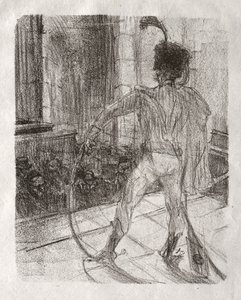 Vid foten av Sinai: Schlomé Fuss vid synagogan av Henri de Toulouse-Lautrec
