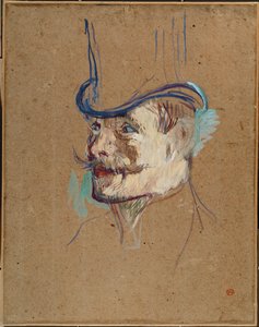 Studie für Der Engländer im Moulin Rouge von Henri de Toulouse-Lautrec