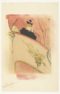 Boxen med den förgyllda masken av Henri de Toulouse Lautrec
