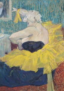 The Clowness Cha-U-Kao in a Tutuswed av Henri de Toulouse Lautrec