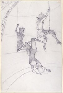 Den flygande trapetsen av Henri de Toulouse Lautrec