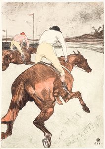 Jockeyn av Henri de Toulouse Lautrec