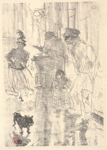 Visage (litho) av Henri de Toulouse Lautrec