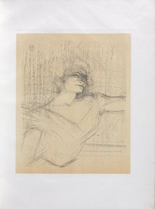 Yvette Guilbert-Engelska serien: I limmet av Henri de Toulouse-Lautrec