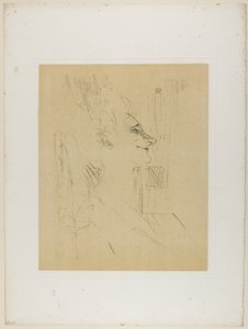 Yvette Guilbert—Soularde, från Yvette Guilbert av Henri de Toulouse-Lautrec