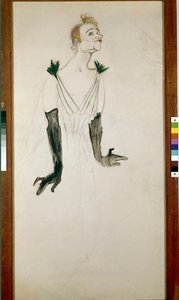 Yvette Guilbert av Henri de Toulouse Lautrec