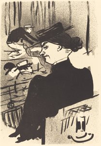 En åskådare av Henri de Toulouse Lautrec