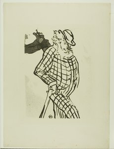 Amerikansk sångerska, från Le Café-Concert av Henri de Toulouse Lautrec