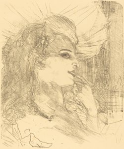 Anna Held av Henri de Toulouse Lautrec