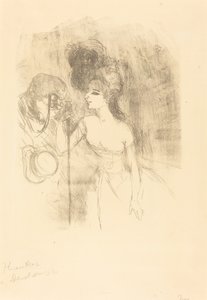 Anna Held och Baldy (Anna Held et Baldy) av Henri de Toulouse Lautrec