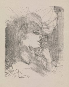 Anna Held, från Porträtt d av Henri de Toulouse Lautrec