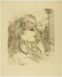 Anna Held, från Treize Lithographies av Henri de Toulouse Lautrec