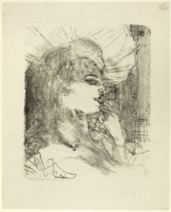Anna Held, från Treize Lithographies av Henri de Toulouse Lautrec
