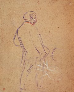 Aristide Bruant sjunger i sin kabaré av Henri de Toulouse Lautrec