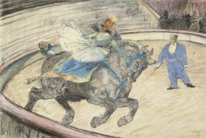 At the Circus: Work in the Ring, 1899 av Henri de Toulouse Lautrec