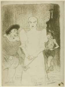 På operan: Madame Caron i Faust av Henri de Toulouse Lautrec