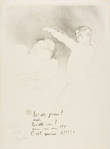 Hos sorterna: Mademoiselle Lender och Brasseur av Henri de Toulouse Lautrec