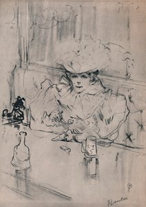 Au Hanneton, ca 1898, 1946 av Henri de Toulouse Lautrec