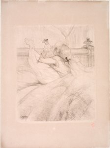 I sängen av Henri de Toulouse Lautrec