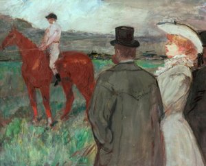 På loppen av Henri de Toulouse Lautrec